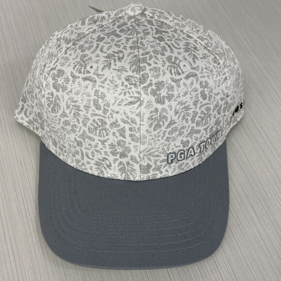 PGA Tour Pro Series Adjustable Golf Hat Cap AOP Floral Print One Size NEW - Picture 2 of 7